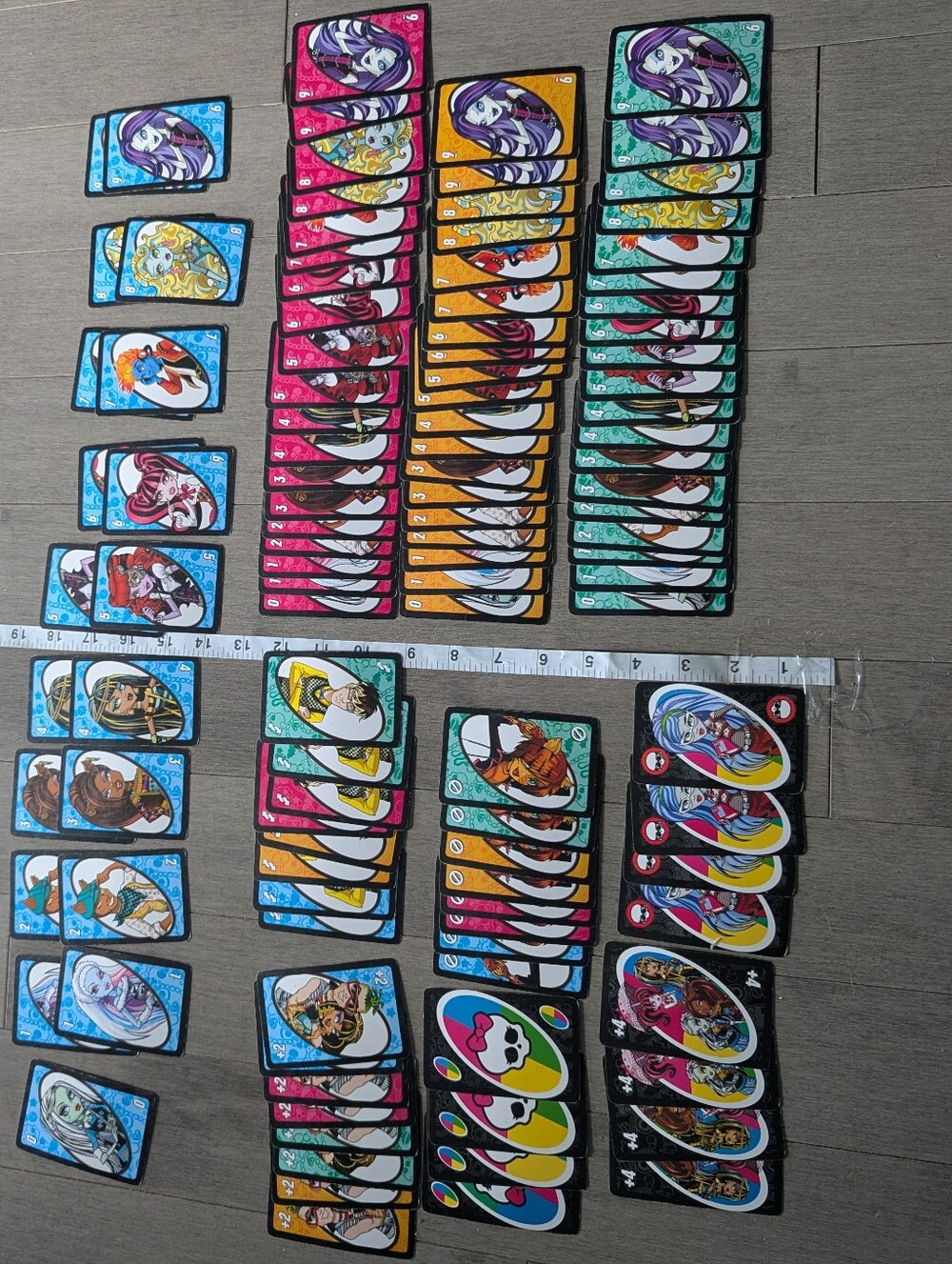 monster high Uno Games Card